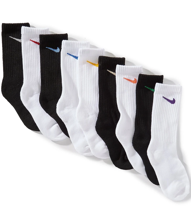 Nike Little Boys Performance Crew Socks Holiday 9-Pack