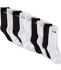 Nike Little Boys Performance Crew Socks Holiday 9-Pack