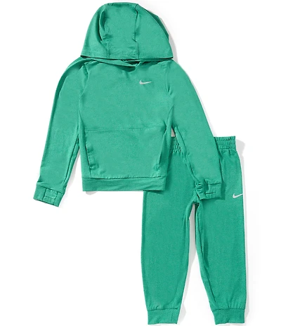 Nike Little Boys Raglan Sleeve Sunset Knit Hoodie & Jogger Pants Set