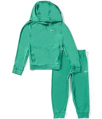 Nike Little Boys Raglan Sleeve Sunset Knit Hoodie & Jogger Pants Set