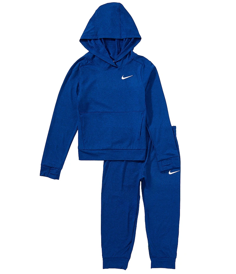 Nike Little Boys Raglan Sleeve Sunset Knit Hoodie & Jogger Pants Set
