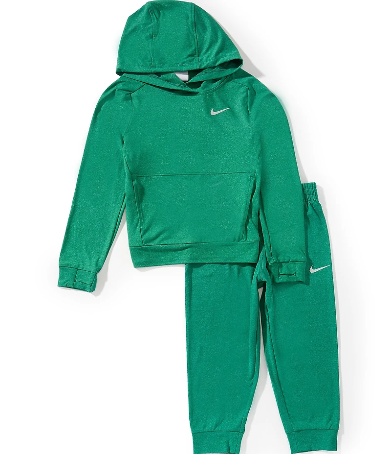 Nike Little Boys Raglan Sleeve Sunset Knit Hoodie & Jogger Pants Set