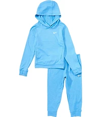 Nike Little Boys Raglan Sleeve Sunset Knit Hoodie & Jogger Pants Set
