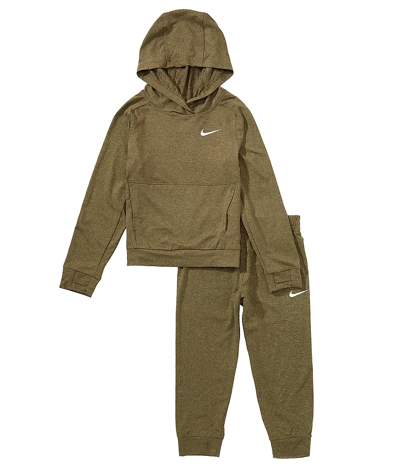 Nike Little Boys Raglan Sleeve Sunset Knit Hoodie & Jogger Pants Set