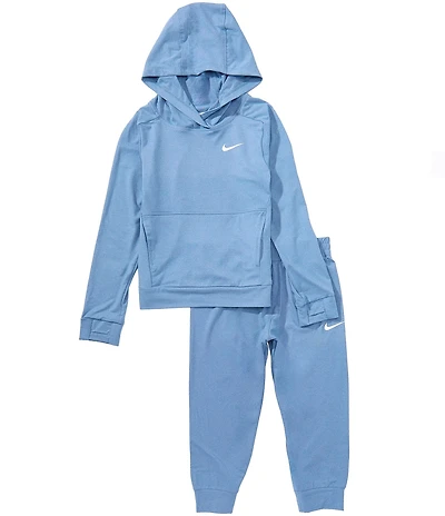 Nike Little Boys Raglan Sleeve Sunset Knit Hoodie & Jogger Pants Set