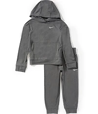 Nike Little Boys Raglan Sleeve Sunset Knit Hoodie & Jogger Pants Set