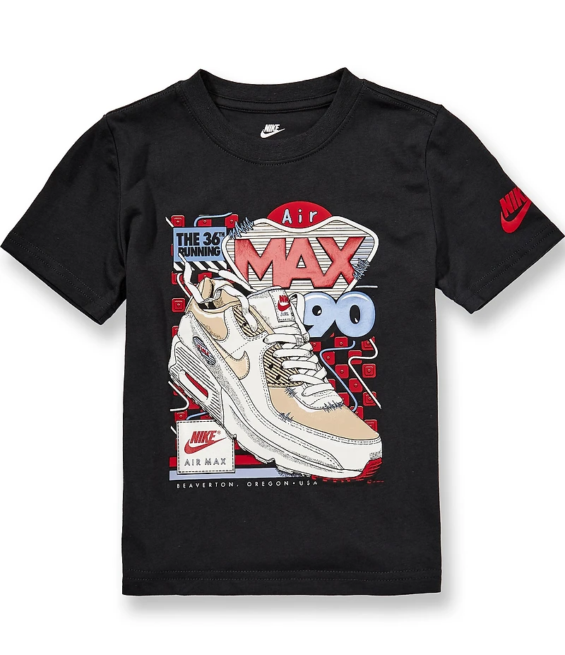 Nike Little Boys Short Sleeve Air Max Sneaker T-Shirt