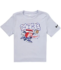 Nike Little Boys Short-Sleeve Chalky Basketball Boxy T-Shirt