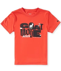 Nike Little Boys Short Sleeve Dri-Fit Goat Mode Graphic Tee