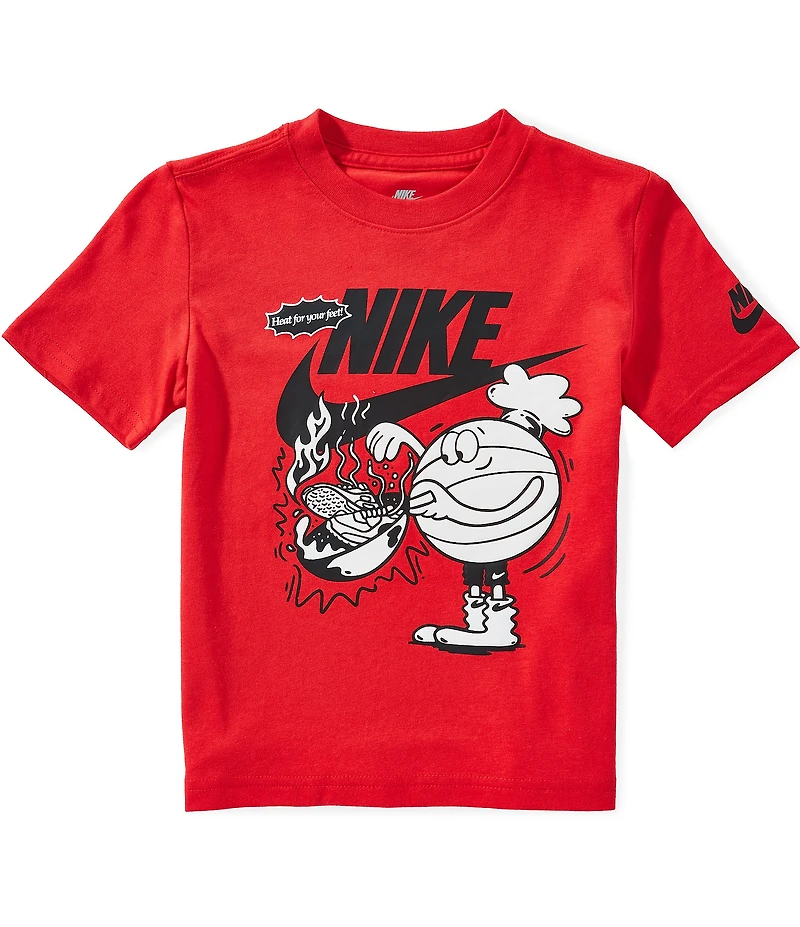 Nike Little Boys Short Sleeve Heat Feet T-Shirt