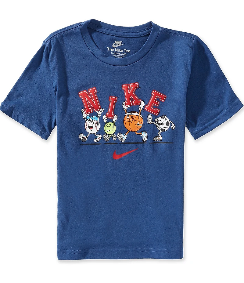 Nike Little Boys Short Sleeve Multi Sports Ball T-Shirt