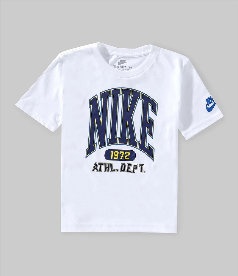 Nike Little Boys Short Sleeve Nike Giant Varsity T-Shirt