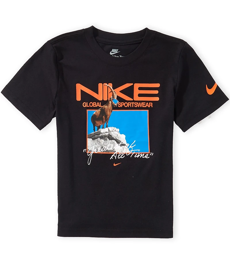 Nike Little Boys Short Sleeve Sportwear Goat Tee