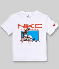 Nike Little Boys Short Sleeve Sportwear Goat Tee