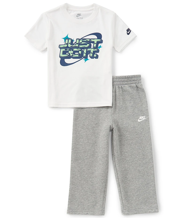 Nike Little Boys Short Sleeve Sportwear Tee & Pants Set