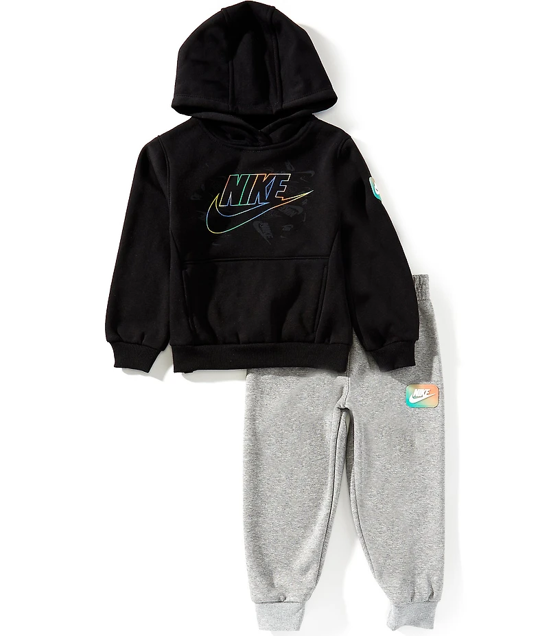 Nike Little Boys Sportswear Reveal Graphic Pullover Hoodie and Jogger Pants Set