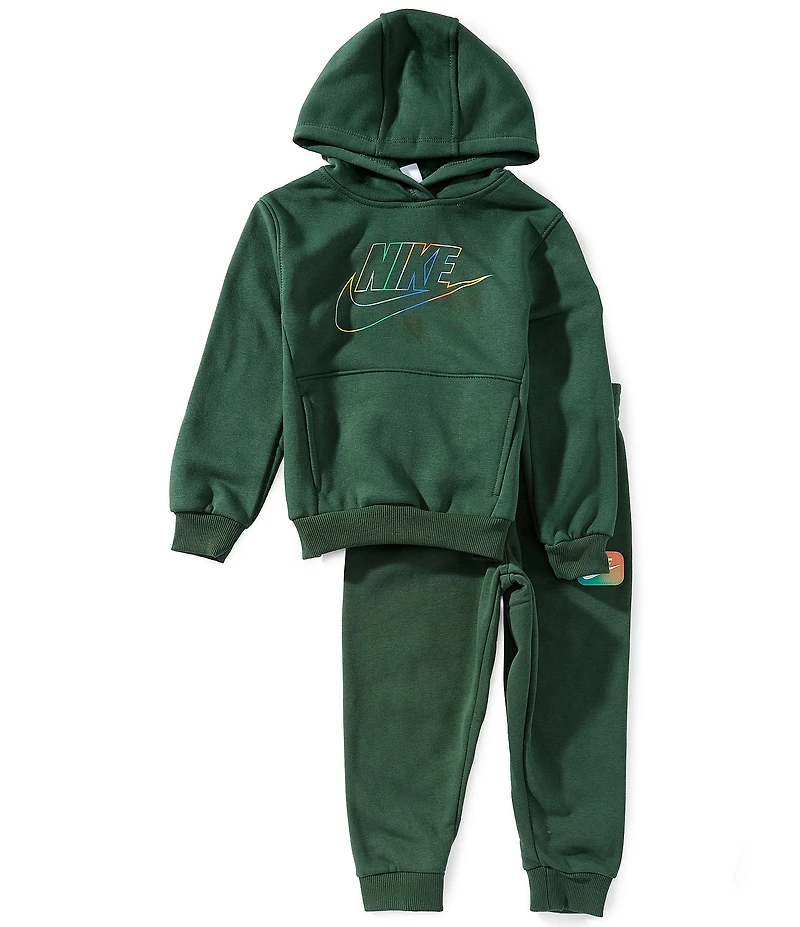Nike Little Boys Sportswear Reveal Graphic Pullover Hoodie and Jogger Pants Set
