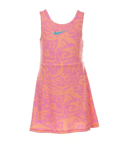 Nike Little Girls Sleeveless Wildflower Print Drop-Waist Dress