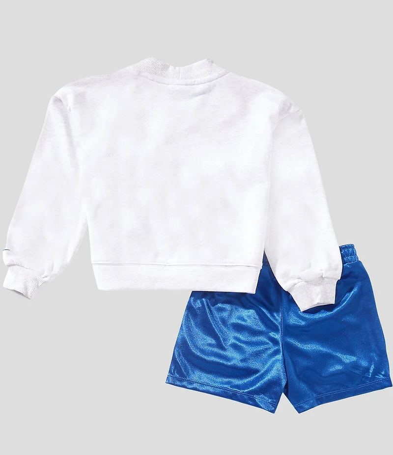 Nike Little Girls Long Sleeve Cardigan & Dazzle Skort Set