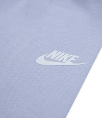 Nike Little Girls Long Sleeve Floral Logo Fleece Hoodie & Matching Jogger Pant Set