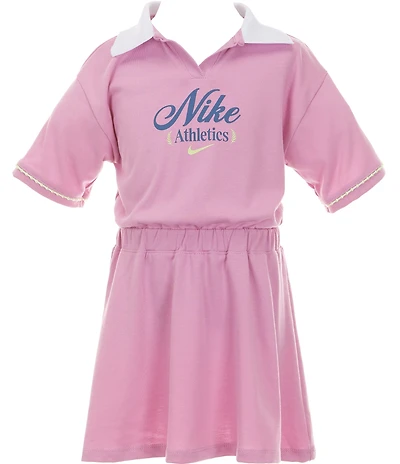 Nike Little Girls Short Sleeve Tennis Lifestyle Dress