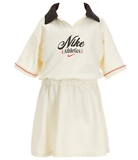 Nike Little Girls Short Sleeve Tennis Lifestyle Dress