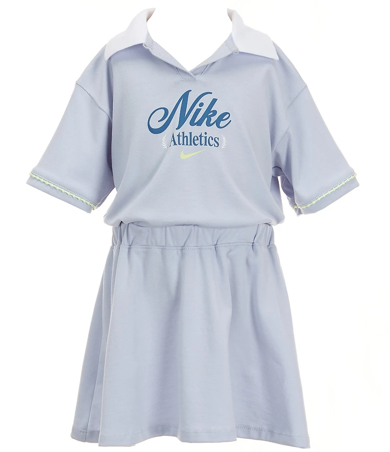 Nike Little Girls Short Sleeve Tennis Lifestyle Dress