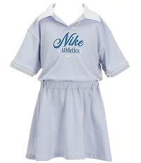 Nike Little Girls Short Sleeve Tennis Lifestyle Dress