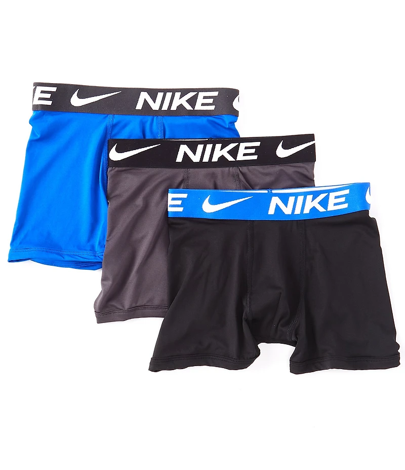Nike Little/Big Boys 6-20 Solid Dri-FIT Boxer Brief 3-Pack