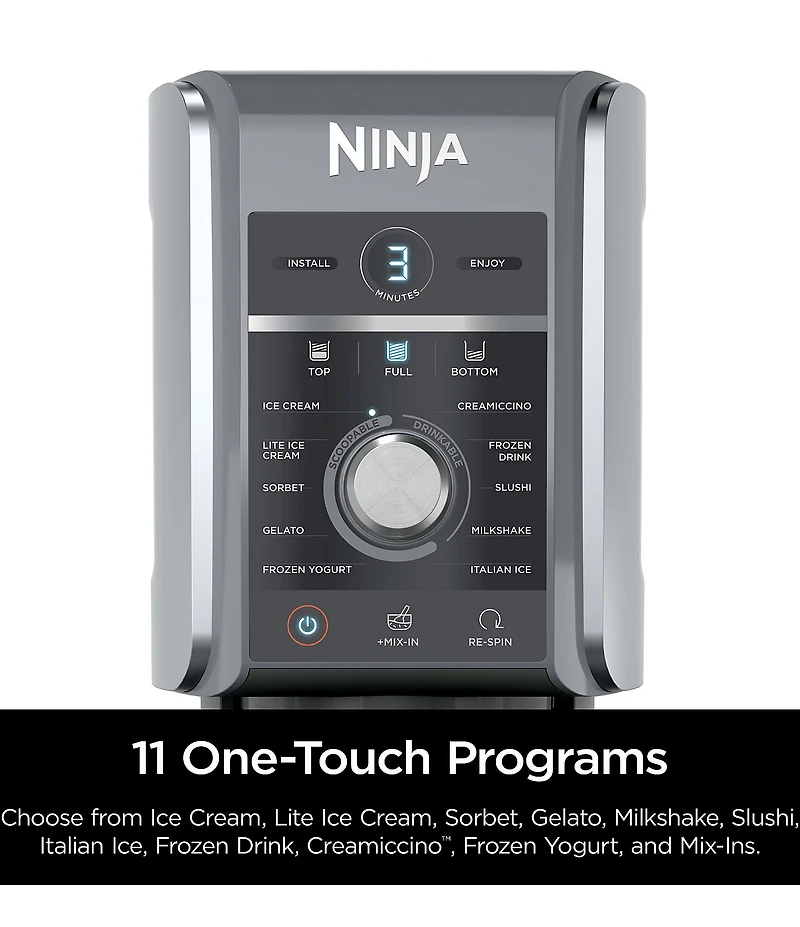 Ninja CREAMi Deluxe 11-in-1 Ice Cream And Frozen Treat Maker