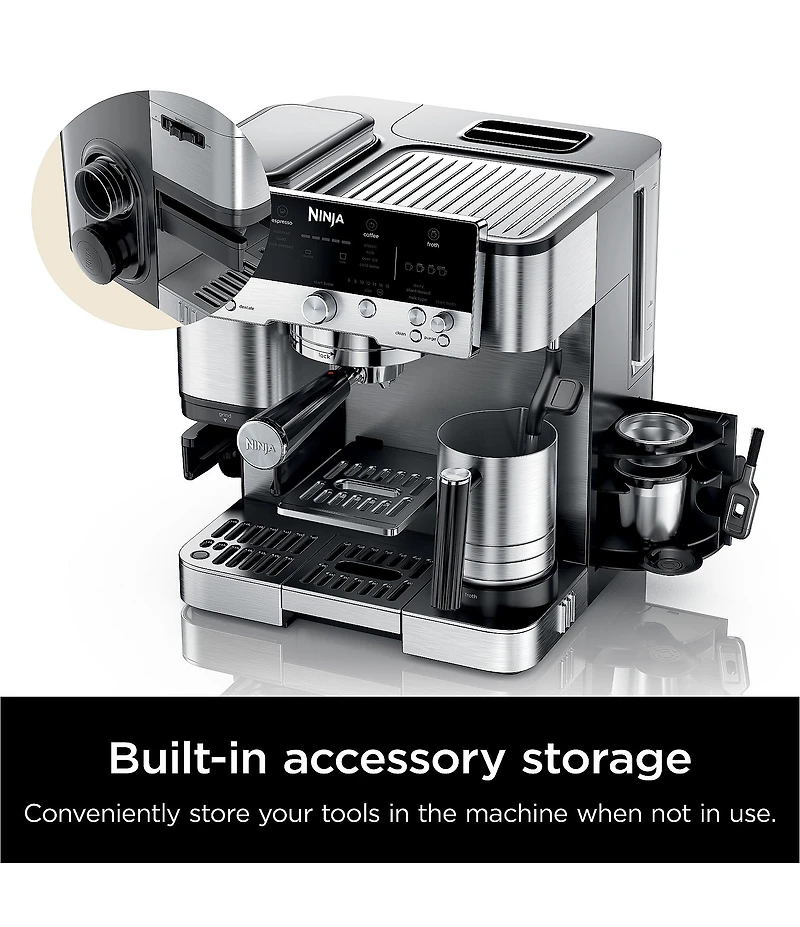 Ninja Luxe Cafe Premier Series Espresso Machine Drip Coffee Maker & Cold Brew Machine