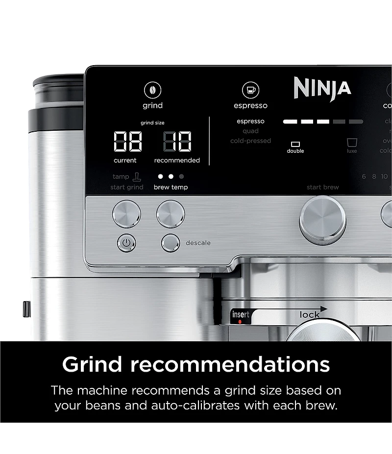 Ninja Luxe Cafe Premier Series Espresso Machine Drip Coffee Maker & Cold Brew Machine