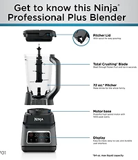 Ninja Professional Plus Blender with Auto-iQ