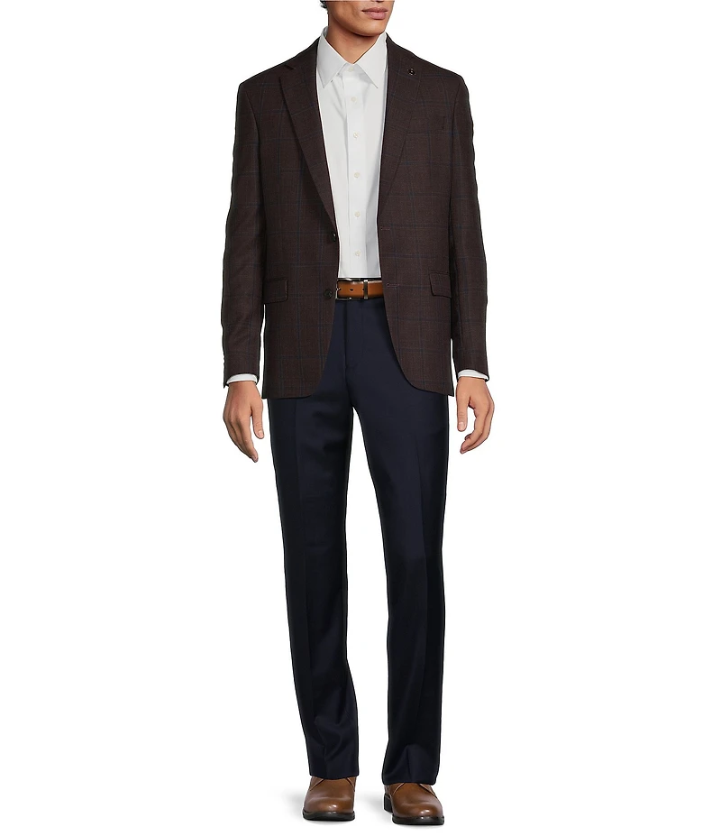 No Ordinary Joe by Ted Baker Modern Fit Plaid Pattern Sport Coat