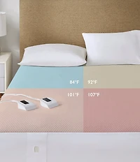 Noble Excellence All Season Zoned Heated Mattress Pad