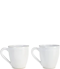 Noble Excellence Aria Glazed Coffee Mugs, Set of 2