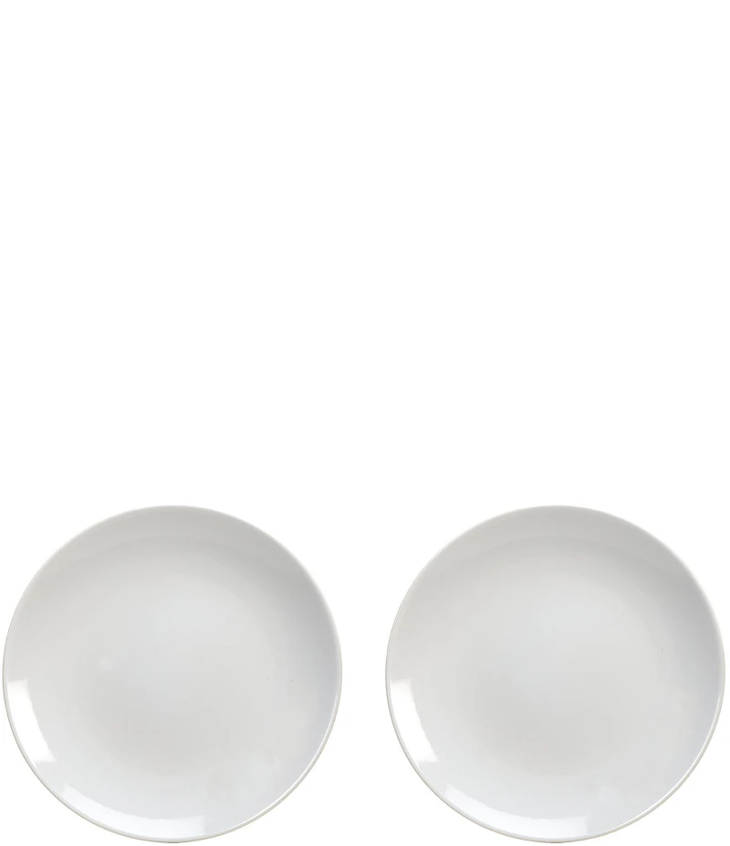 Noble Excellence Aria Glazed Coupe Dinner Plates, Set of 2