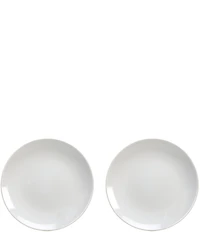Noble Excellence Aria Glazed Coupe Dinner Plates, Set of 2