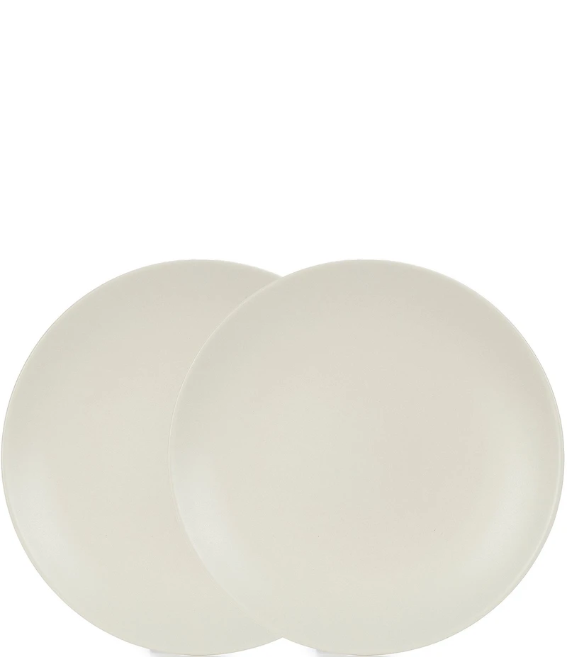 Noble Excellence Aria Glazed Coupe Dinner Plates, Set of 2