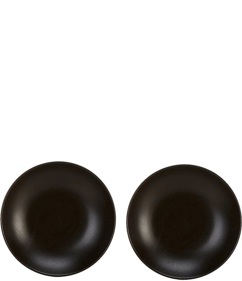 Noble Excellence Aria Glazed Coupe Soup Plates, Set of 2