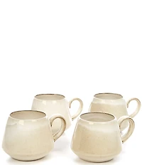 Noble Excellence Aurora Collection Coffee Mugs, Set of 4