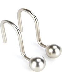 Noble Excellence Ball Shower Curtain Hook Set