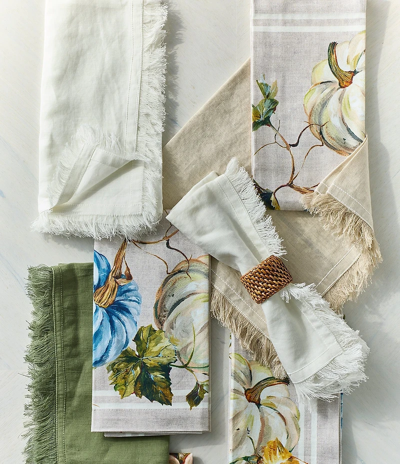 Southern Living Fringe Napkins, Set of 2