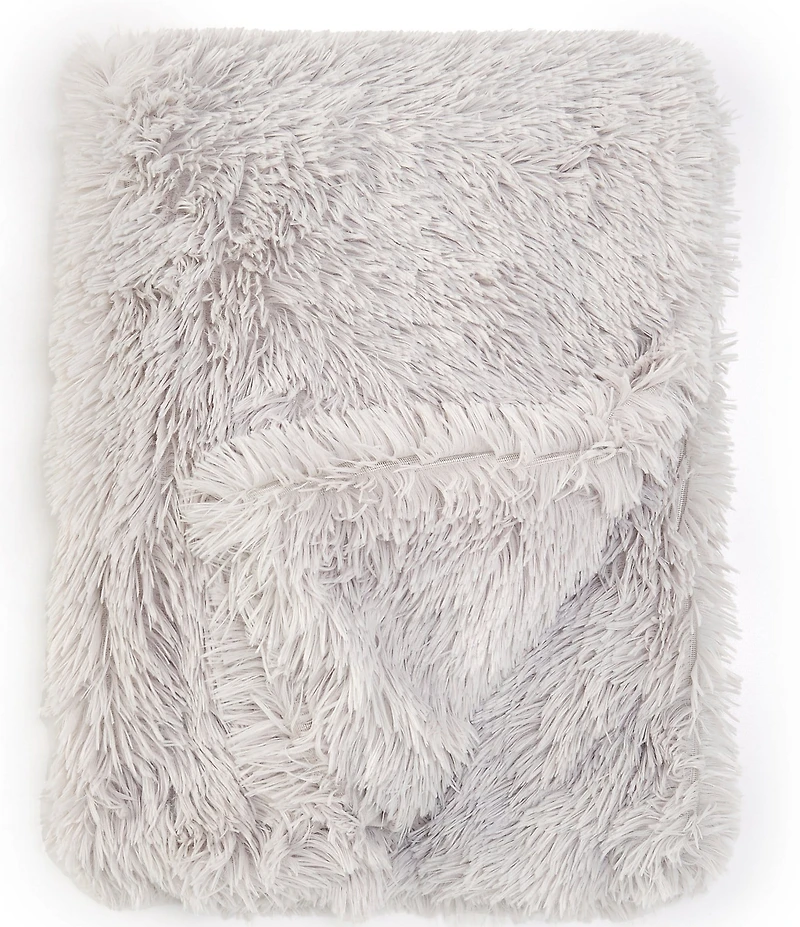 Noble Excellence Shag Lightweight Reversible Throw