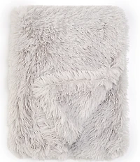 Noble Excellence Shag Lightweight Reversible Throw