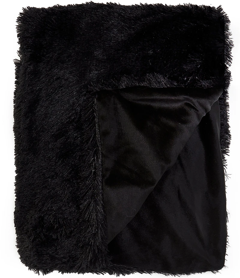Noble Excellence Shag Lightweight Reversible Throw