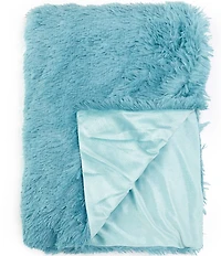 Noble Excellence Shag Ombre Lightweight Reversible Throw