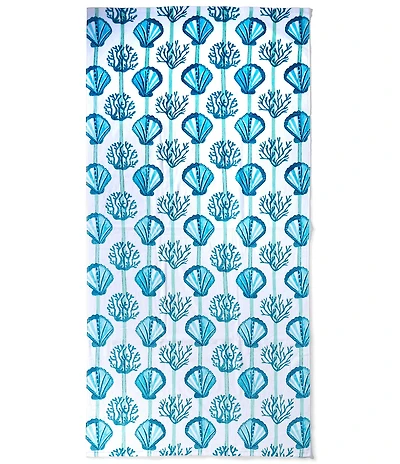 Noble Excellence Summer Shop Collection Coral Shells Beach Towel