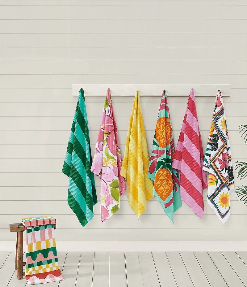 Noble Excellence Summer Shop Collection Hibiscus Beach Towel