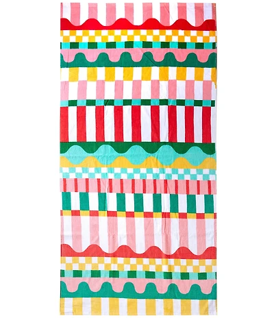 Noble Excellence Summer Shop Collection Striped Beach Towel